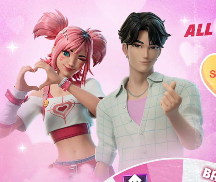 HYPEX's tweet photo. VALENTINE &amp; JINU FORTNITE SKINS IN-GAME https://t.co/vzRhVqWAQv