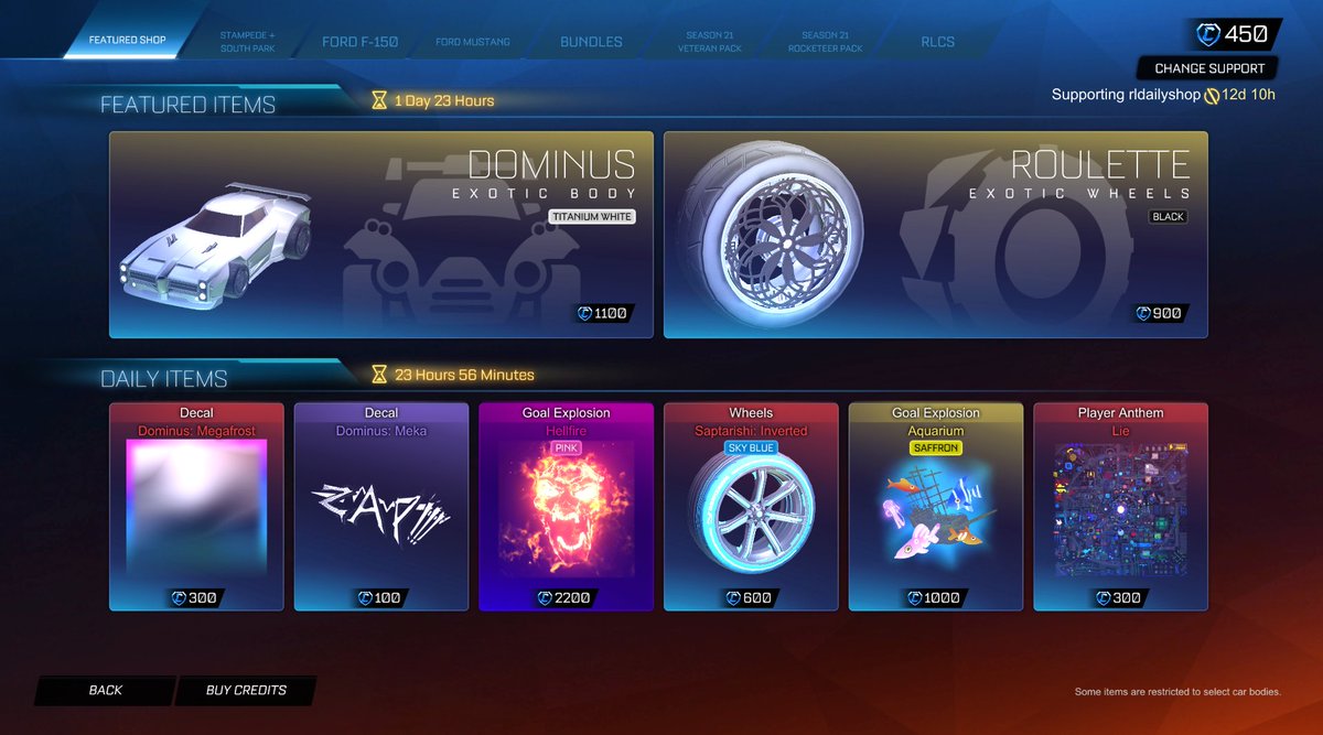 Rocket League Shop tweet media