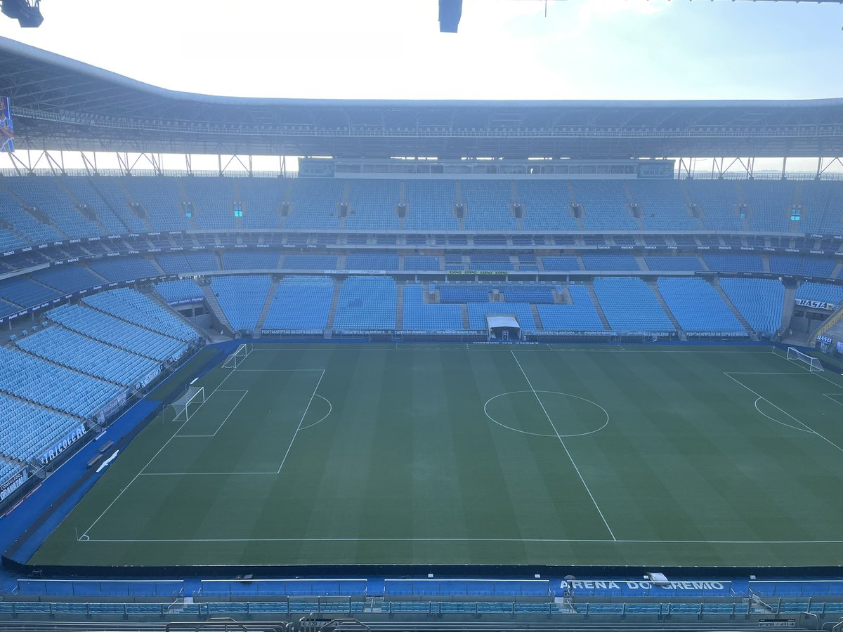 owagnerandrade's tweet photo. Gramado espetacular para o jogo entre Grêmio x Botafogo! 
#Brasileirao2026 #Grêmio https://t.co/N57LpW79ln