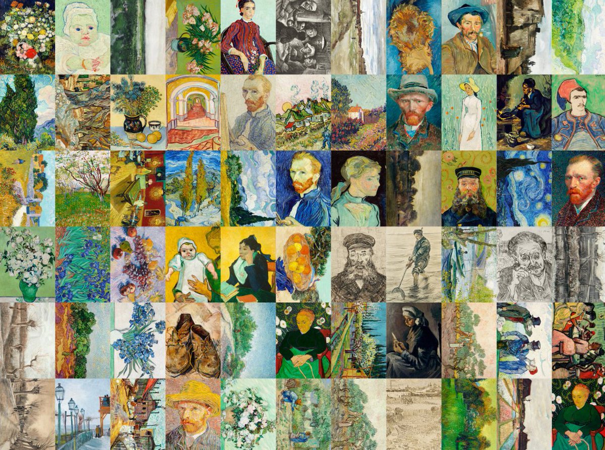 Great things are done by a series of small things brought together.

#VincentvanGogh created over 2,100 artworks in his lifetime, including around 860 oil paintings.

#VanGogh 
#PostImpressionism 
#ArtFact