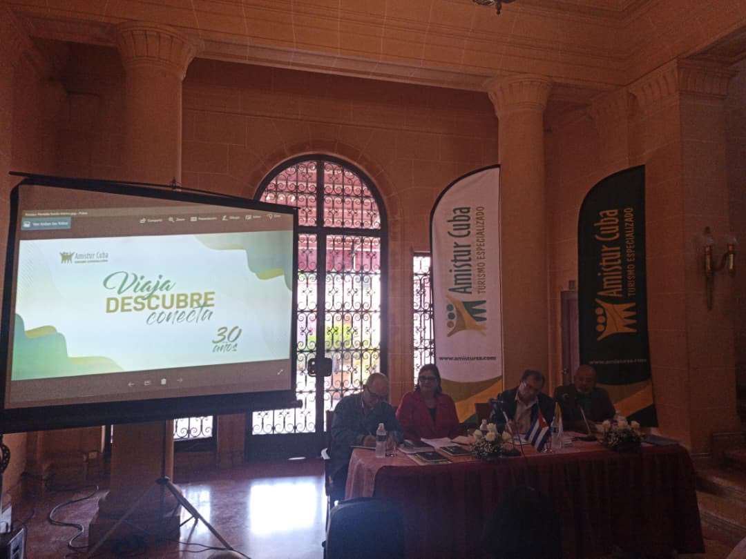 Hoy tuvo lugar el balance anual 2025 de la agencia Amistur S.A. ,donde se presentaron los resultados
alcanzados durante el pasado año y las proyecciones para este año, en función de cumplir los objetivos previstos en un año marcado por el centenario del comandante Fidel Castro.