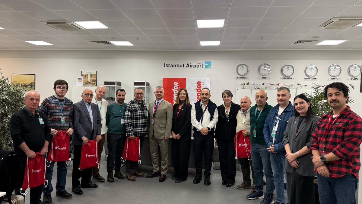 IHMD34's tweet photo. Corendon Airlines Genel Müdür Yardımcısı Atılay Batu İHMD’yi ziyaret etti. Batu’yu ziyaretinde İHMD Başkanı Celal Uçan ve üyeler karşıladı. Ziyarette şirketin 2025 ve 2026 yılı değerlendirildi. Sayın Batu ve kıymetli ekibine teşekkür ederiz. @Corendon_Air @AtilayBatu @celalucan2 https://t.co/Z6NZKtJb2P
