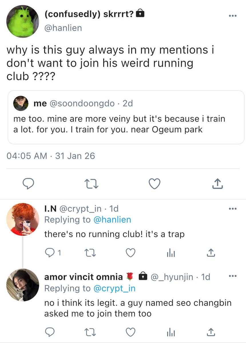 lemonade_winkuu's tweet image. running club guy

🐰🐿️ mnsng socmed au where mnho really, really, wants to chase jsng mating run style