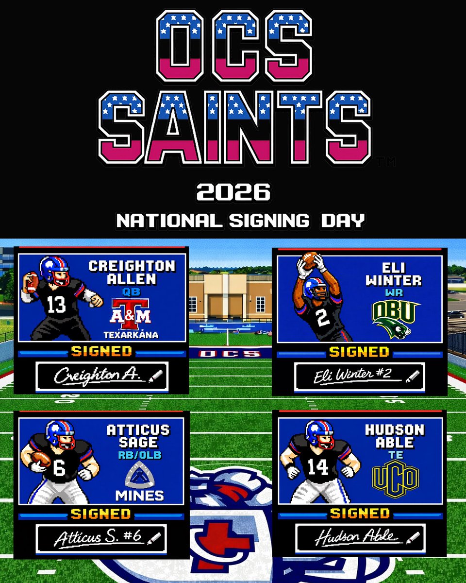 OCS Saints Football tweet media