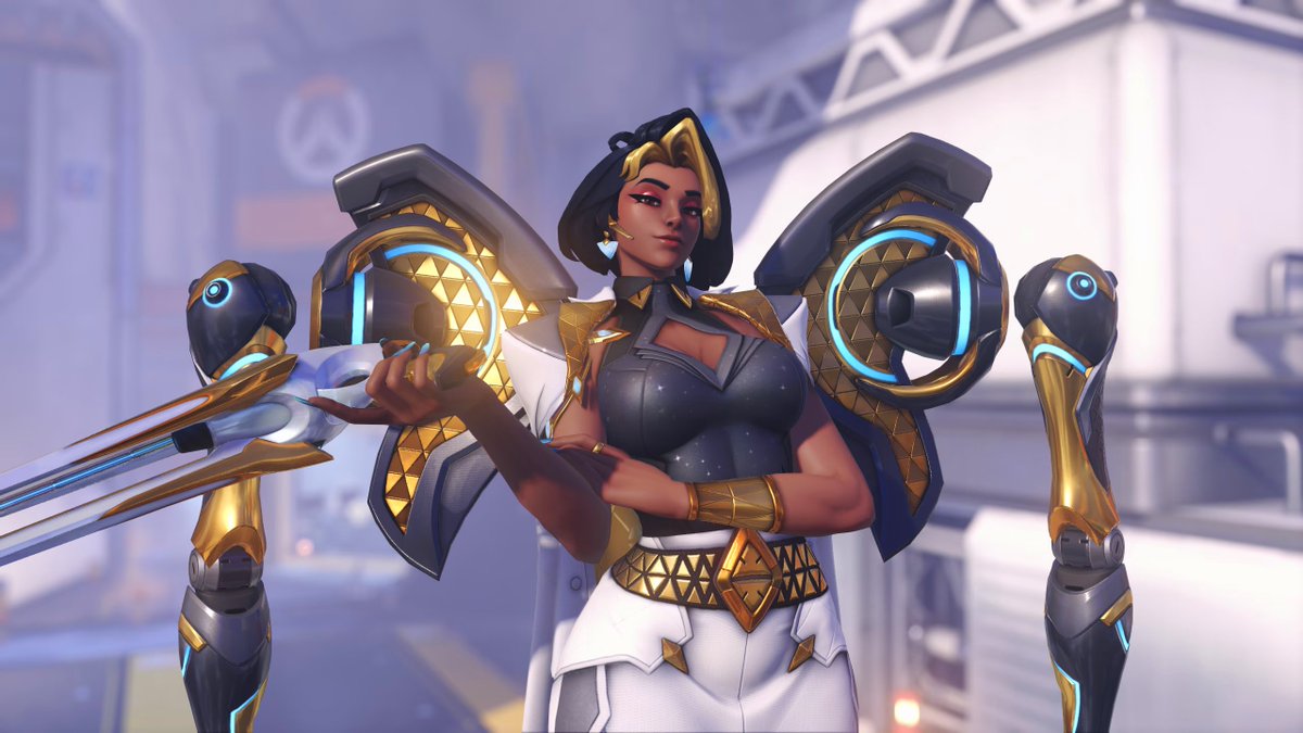 OverwatchNaeri's tweet photo. Overwatch 5 New Heroes In-Game Looks ✨

🔷Domina (Tank)
🪭Anran (DPS)
🐱Jetpack Cat (Support)
👹Mizuki (Support)
👤Emre (DPS)

Five new heroes will be released simultaneously in #Overwatch Season 1: Reign of Talon next week, February 10! https://t.co/fPhWOswWje