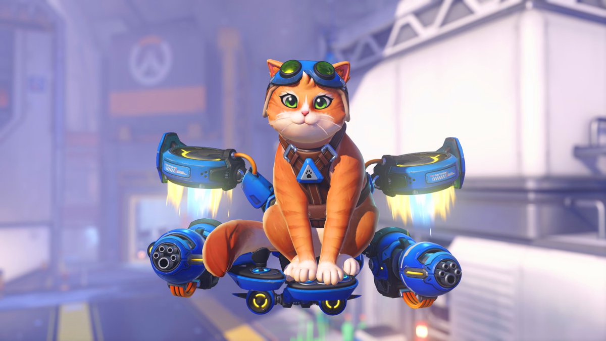 OverwatchNaeri's tweet photo. Overwatch 5 New Heroes In-Game Looks ✨

🔷Domina (Tank)
🪭Anran (DPS)
🐱Jetpack Cat (Support)
👹Mizuki (Support)
👤Emre (DPS)

Five new heroes will be released simultaneously in #Overwatch Season 1: Reign of Talon next week, February 10! https://t.co/fPhWOswWje