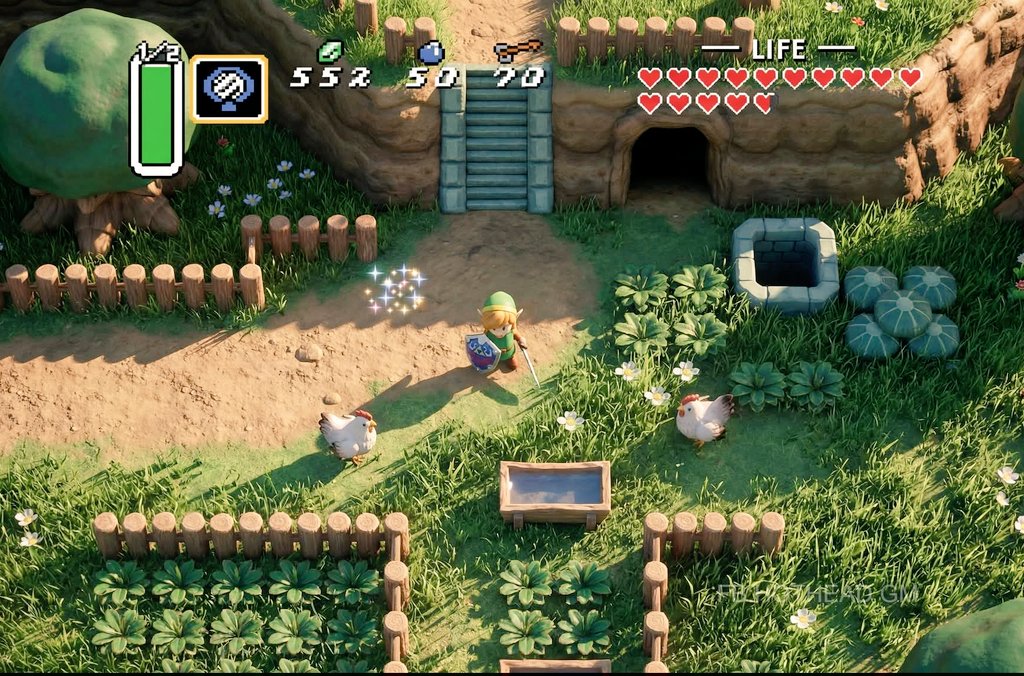 Esto está creado con IA, pero ¿os imagináis un remake de A Link to the Past así?