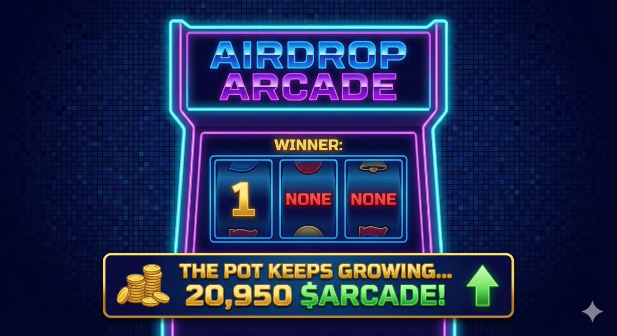 🎰 AIRDROP ARCADE Monthly Jackpot — January 2026 Results...

🎲 Winning number: 1 (cryptographically secure random) 

🏆 Winner: NONE!

Proof: youtu.be/KduHDZ9CMQg

The pot keeps growing... now at 20,950 $ARCADE! 💰

🎟️ Get in: 1000 $ARCADE (2% bonus¹) | 50 $NFTP
$0.10 $XUSDC