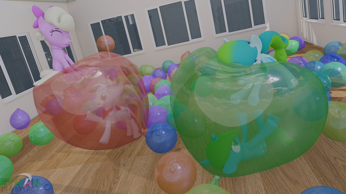 EthanVerGaming's tweet image. My side of art trade with @dragoon7575 featuring his characters Blade and Delphina with my characters Prism and Perfume playing with #balloons

Where Blade and Prism are inside balloons while Delphina and Perfume are outside

#balloon #mlp #mylittleponyfriendshipismagic #blender