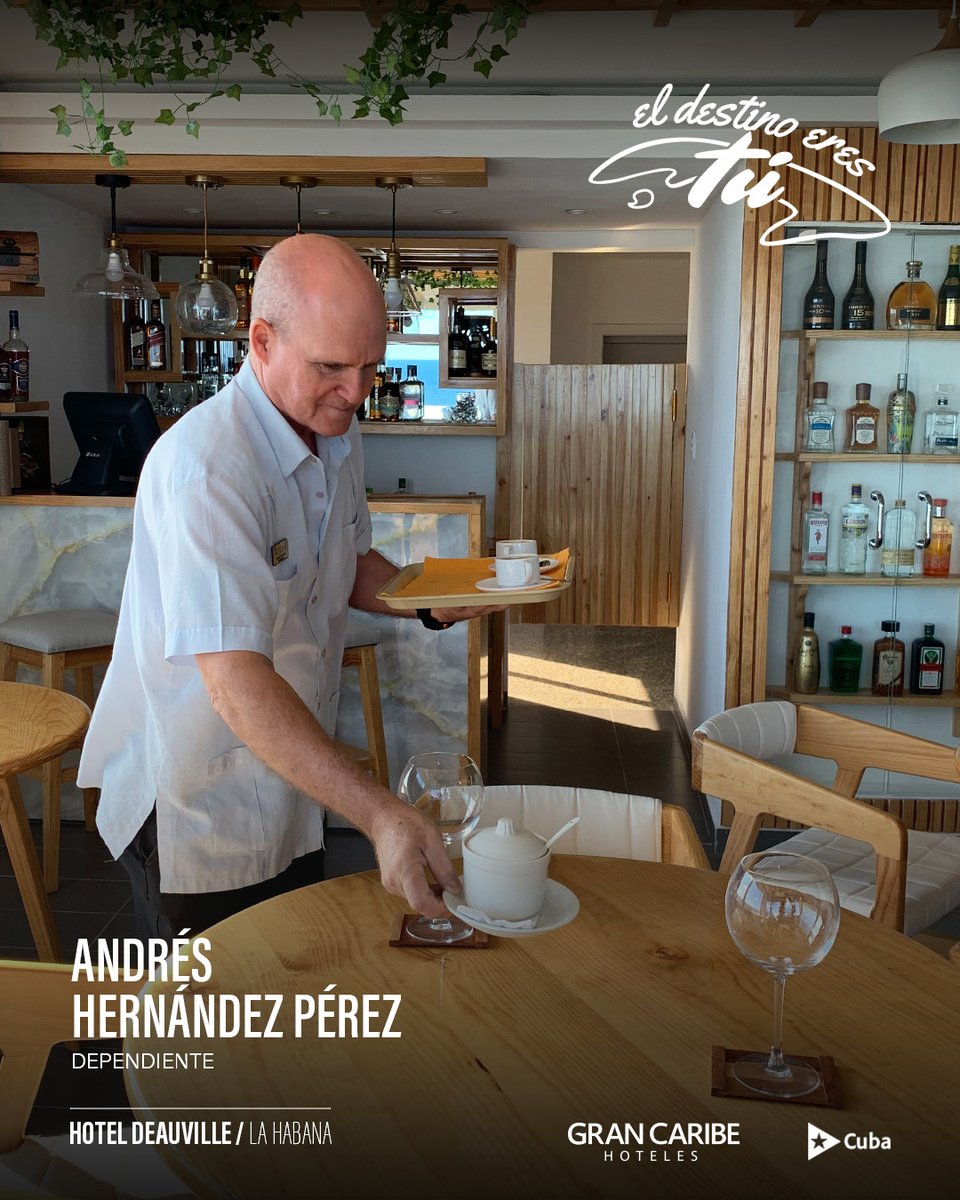 Andrés transforma cada llegada al Hotel Deauville en una experiencia especial, combinando eficiencia profesional con la calidez característica del pueblo cubano. 🇨🇺

#Deauville #Recepcionista #GranCaribe #TurismoCubano #Hospitalidad #BienvenidaCubana
