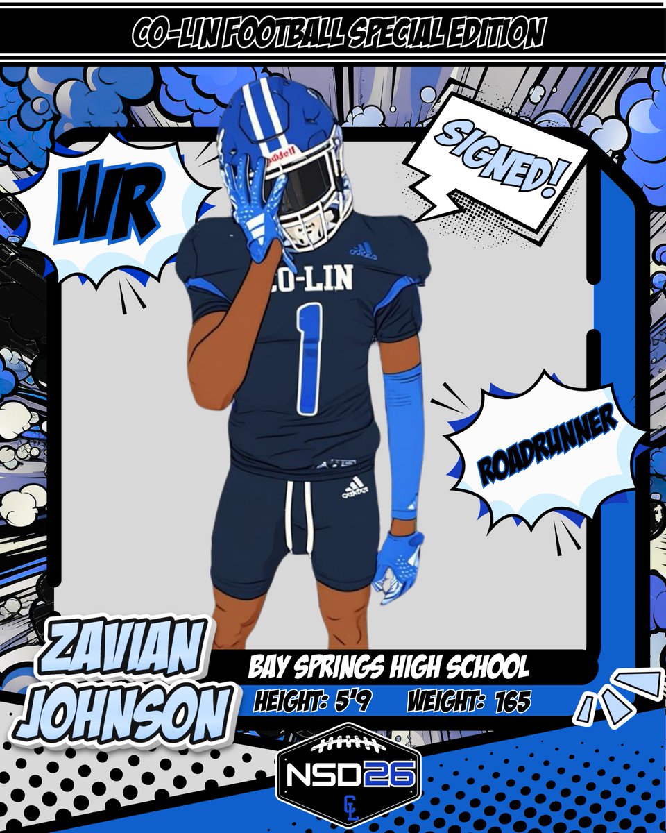 CoLinFootball's tweet photo. Welcome to Wesson,@ZayJohnson04  !
🏠Bay Springs High School
🏈Wide Receiver
 #Pack26 #WolvesUp #DifferentBreed https://t.co/nNJgkPgNcE