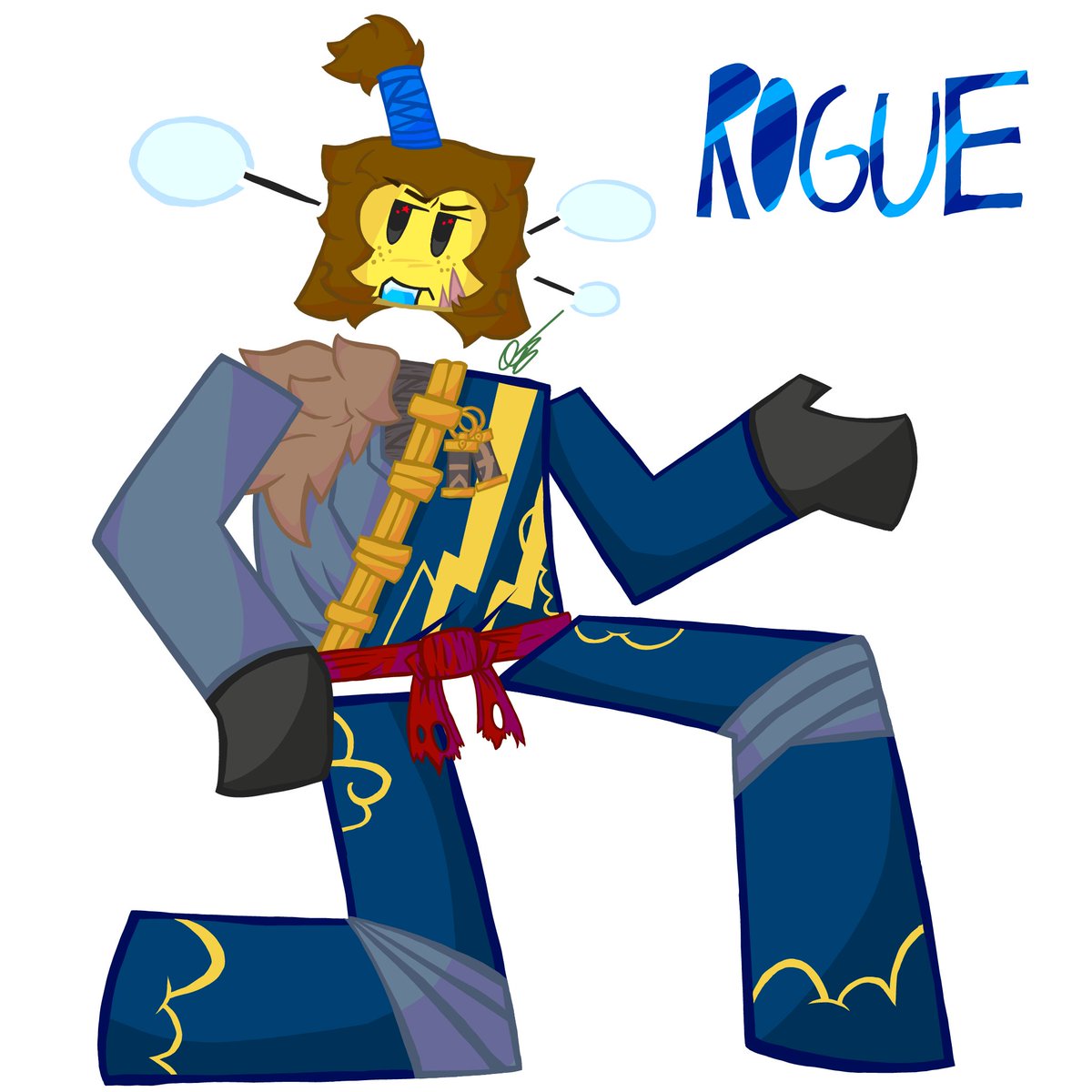 RAND0M2727's tweet image. Okay. After like 8 hours he's done. Never doing lasso art ever again #ninjago #ninjagojay #jaywalker #art #pain