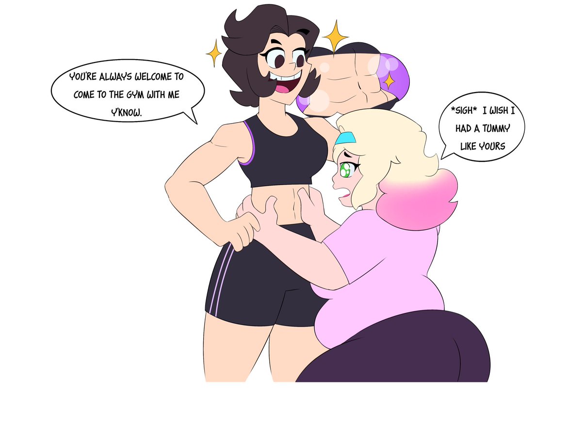 We all wish to have abs like Erika. Maybe one day Kaitlyn can too.

Made by <a href="/Gasmaskter27/">Gas 🥪 SC Make Voting day is HERE!</a> 

The Dream Guardians Chapter 1 releases March 11th on Global Comix! Gonna post this type of content on Wednesdays.
#oc #yuri #thedreamguardians