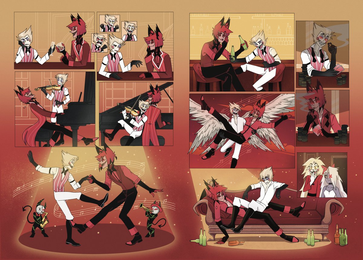 old comic for #radioapple zine
.
.
.
#appleradio #Alastor #LuciferMorningstar