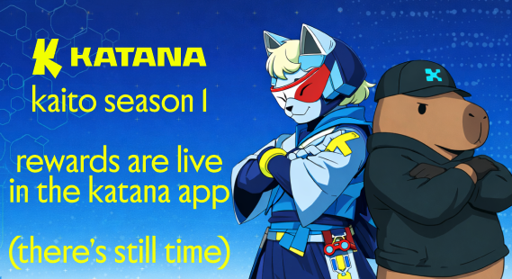 katana's tweet photo. Hello Top 250 Katana @KaitoAI S1 Yappers ⚔️

If you’ve connected your X account to the Katana App, your Season 1 vKAT rewards should now be visible

Go look in 'Portfolio' and make sure you’re showing up https://t.co/RUPgZ0yJp0