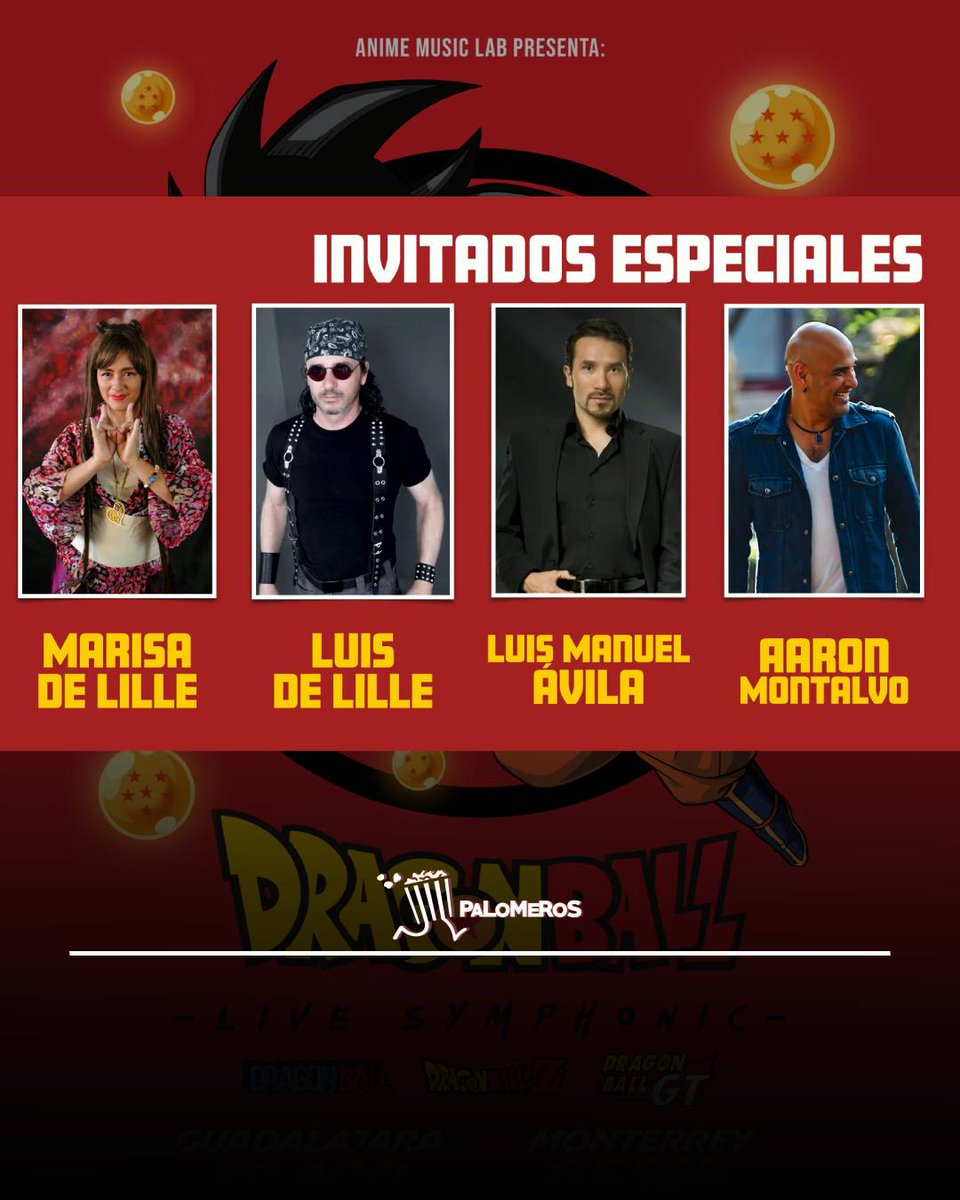 #DragonBall Live Symphonic llegará a Guadalajara y Monterrey!  

El 30 de agosto y 5 de Septiembre respectivamente