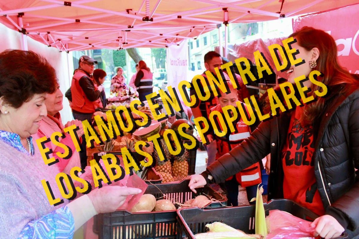 <a href="/MarianaRiveraMX/">Mariana Rivera</a> no cumples la ley , que falsedad,  dices vender Abasto Popular a Bajo Costo,  pero eres un ambulante más sin cumplir!! Y afecta a los mercados públicos,  al comercio local , al comercio de barrio..... <a href="/alexperezcorzo/">Alejandro Pérez Corzo</a> <a href="/JuanPabloROCH3/">Juan Pablo Rosas</a> <a href="/royfid/">Roy Torres</a> <a href="/EDGAR20192459/">MOTOR</a>