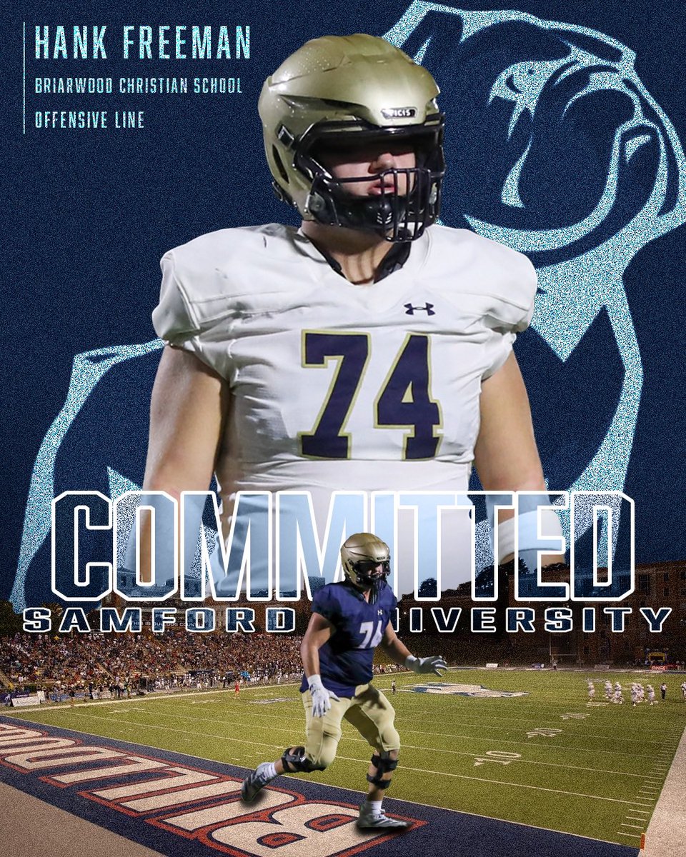 HankFreeman74's tweet photo. I am 1000% Committed to @SamfordFootball @Coach_Grass @BTHOM63_100 @WillGilchrist5 @DrewSwinney5 @CoachPTyson @74logan74 @mwforester @bwoodcoachk @TcatfishTony @Coach_Tatum58 @jaywise08 @jayopsis @Michaelhiers107 @HallTechSports1 https://t.co/fPtXzJ2whn
