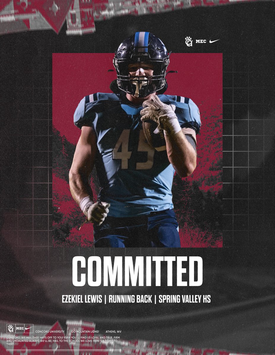 Concord University Football tweet media