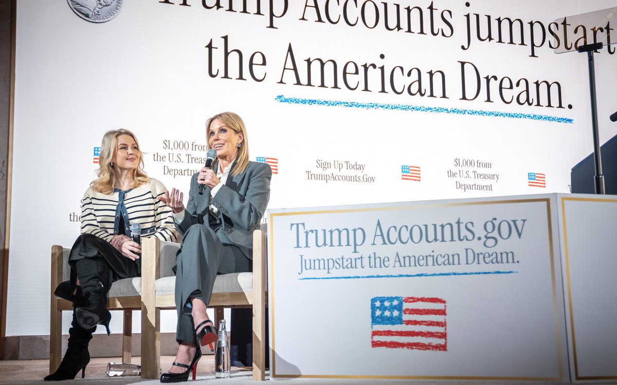 Thank you <a href="/NICKIMINAJ/">Nicki Minaj</a> <a href="/kevinolearytv/">Kevin O'Leary aka Mr. Wonderful</a> <a href="/altcap/">Brad Gerstner</a> <a href="/alexbruesewitz/">Alex Bruesewitz 🇺🇸</a> <a href="/MichaelDell/">Michael Dell 🇺🇸</a> <a href="/CherylHines/">Cheryl Hines</a> <a href="/karolineleavitt/">Karoline Leavitt</a> <a href="/theisabelb/">Isabel Brown</a> <a href="/anthonynoto/">Anthony Noto</a> <a href="/jgebbia/">Joe Gebbia</a> and more!