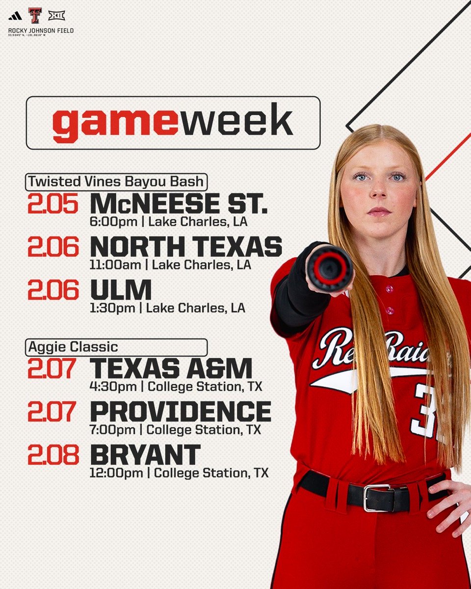 Texas Tech Softball tweet media