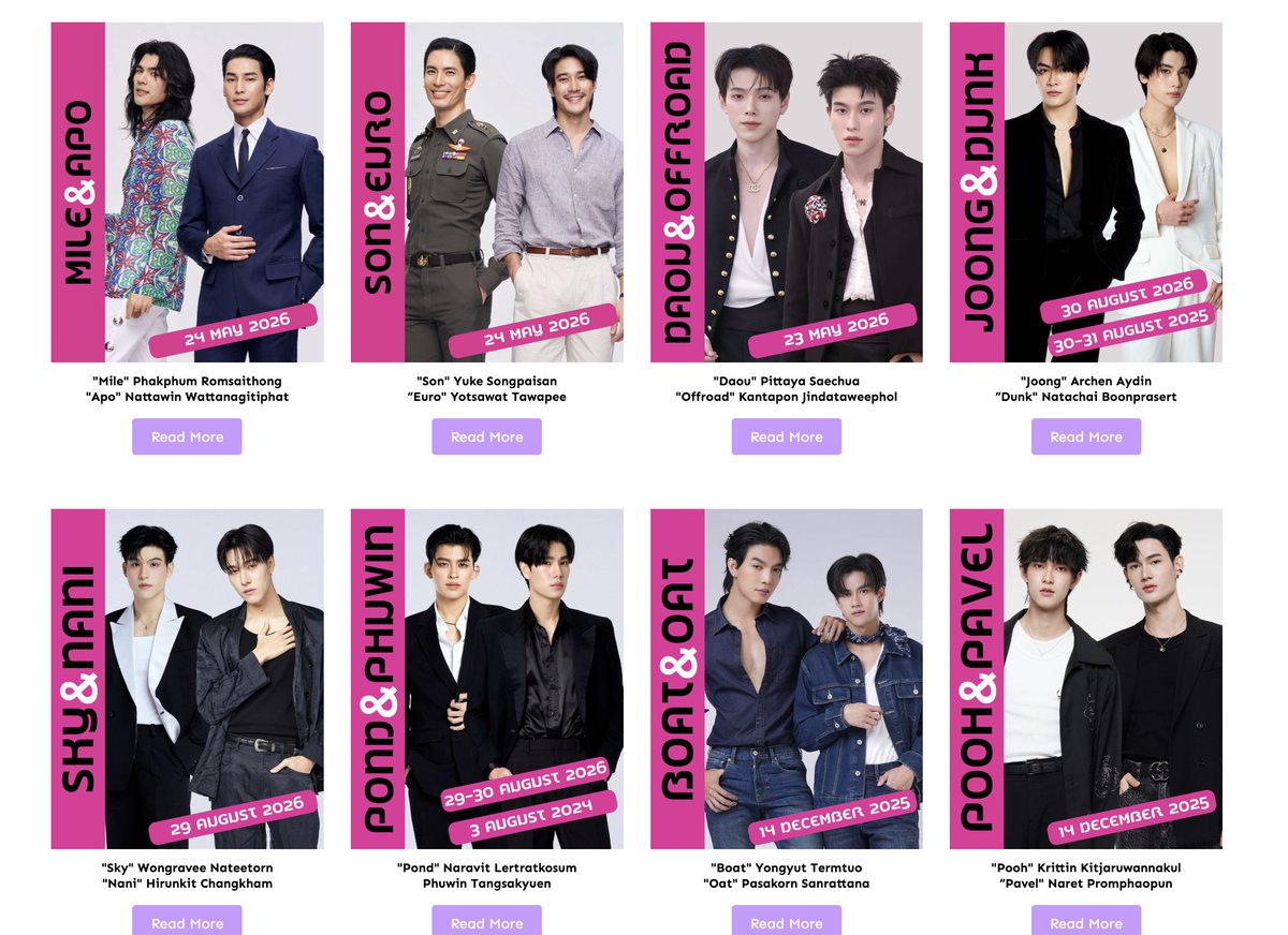 Looking at <a href="/JusInBelloCon/">JusInBelloCon</a>'s past &amp; upcoming roster:
- #EmiBonnie will be the first GL pair to hold an event with this organiser.
- The DaouOffroad FM on the same day was announced in Nov last year, which means this is a very fresh decision.💜🧡

Mark your calendar, European ANYs!