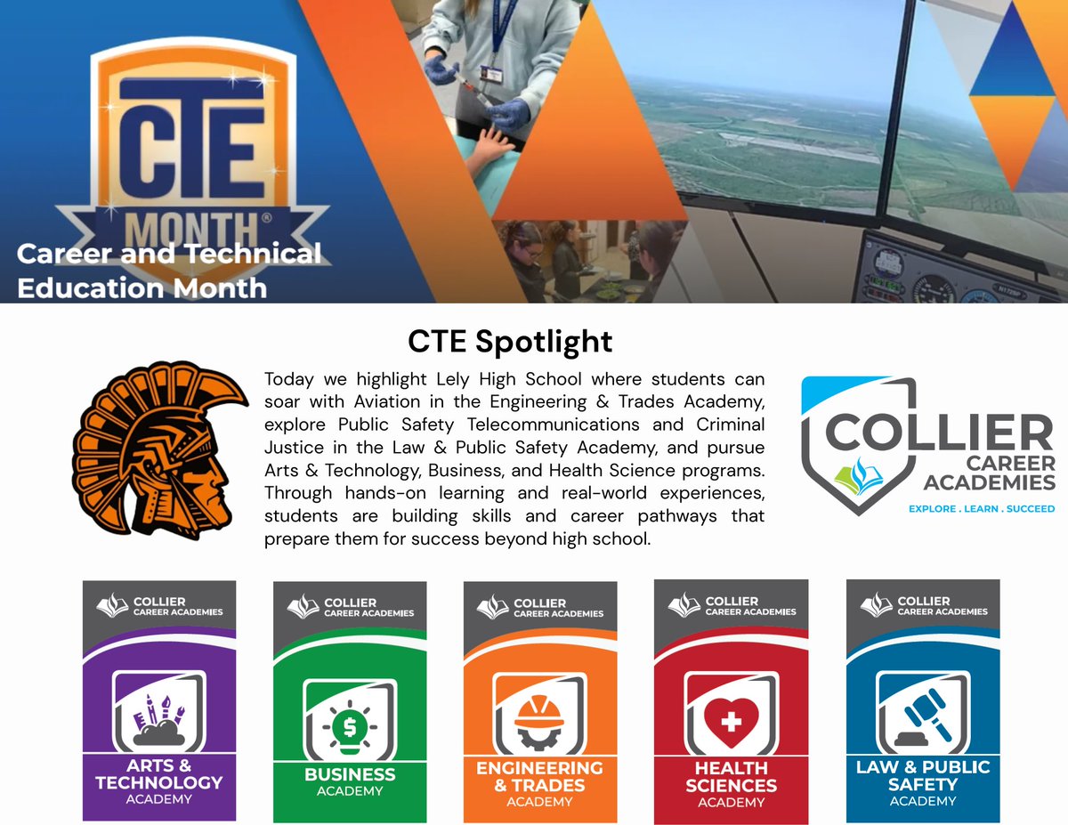 Collier Career Academies tweet media