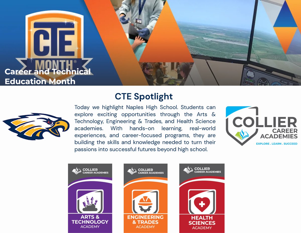 Collier Career Academies tweet media