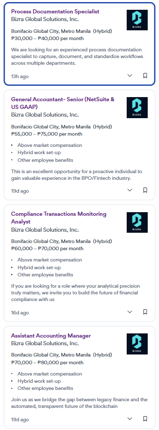 More BizRA job listings tied to <a href="/Telcoin/">Telcoin</a> are quietly telling a story...

Not hype stuff... compliance, accounting, and transaction monitoring. $TEL 🧵