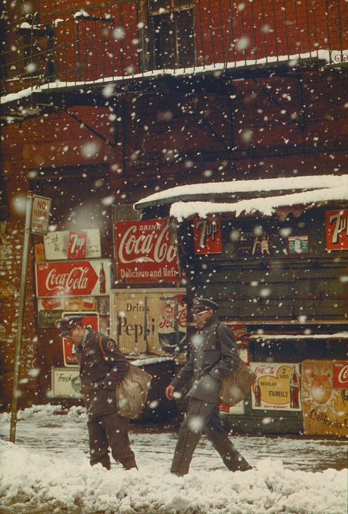 NYcheesy's tweet image. New York Snow ❄️ 
#SaulLeiter 📸