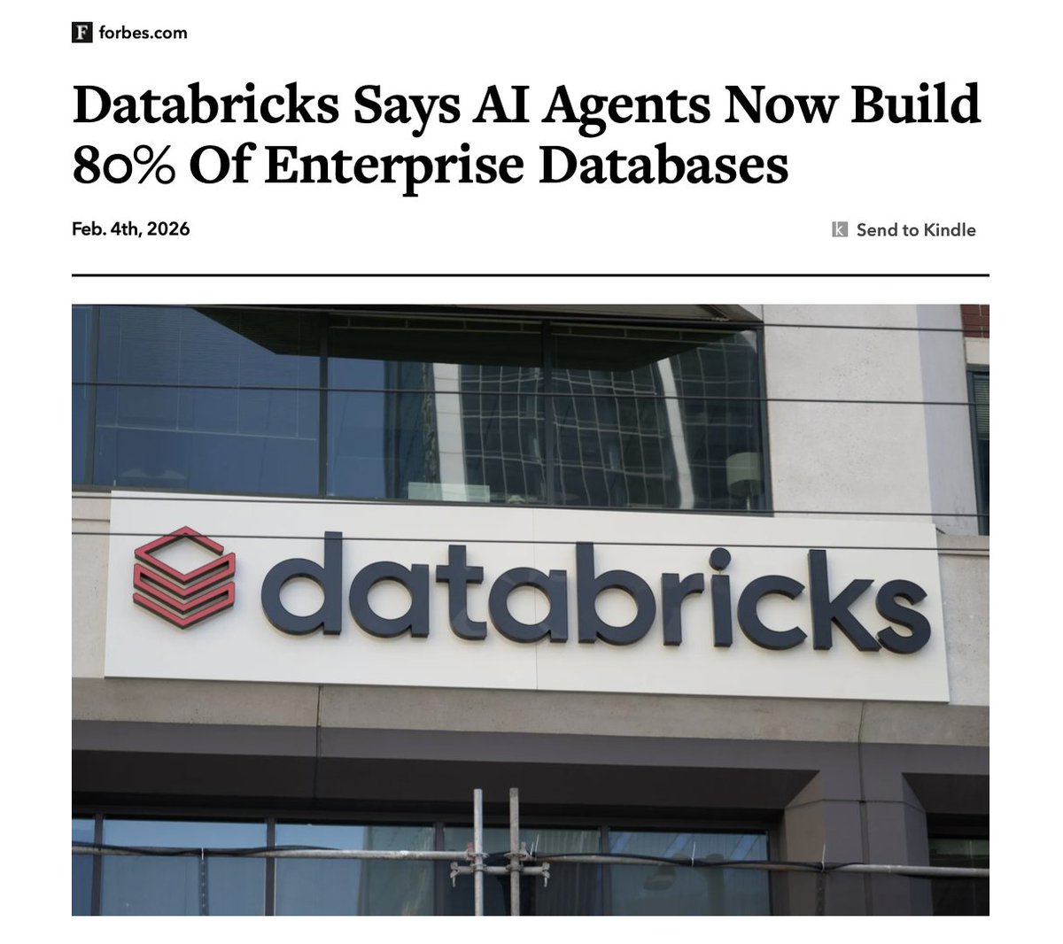 Databricks tweet media