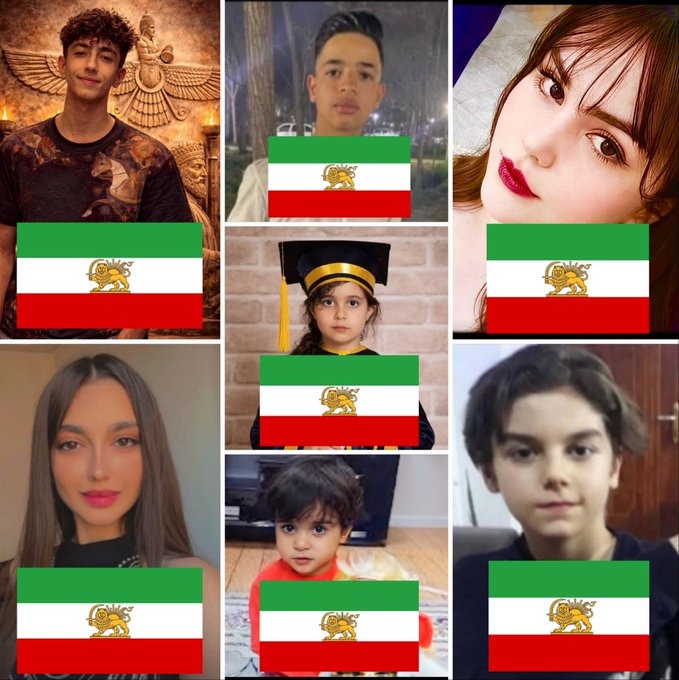 Estos niños iraníes fueron asesinados por el régimen islámico en menos de 48 horas.

Ni una palabra de la ONU.
Ni una palabra en los Grammy.
Ni una palabra de los medios de comunicación.
Ni una palabra de todos los propalestinos.

Se les cayeron las caretas absolutamente a todos.