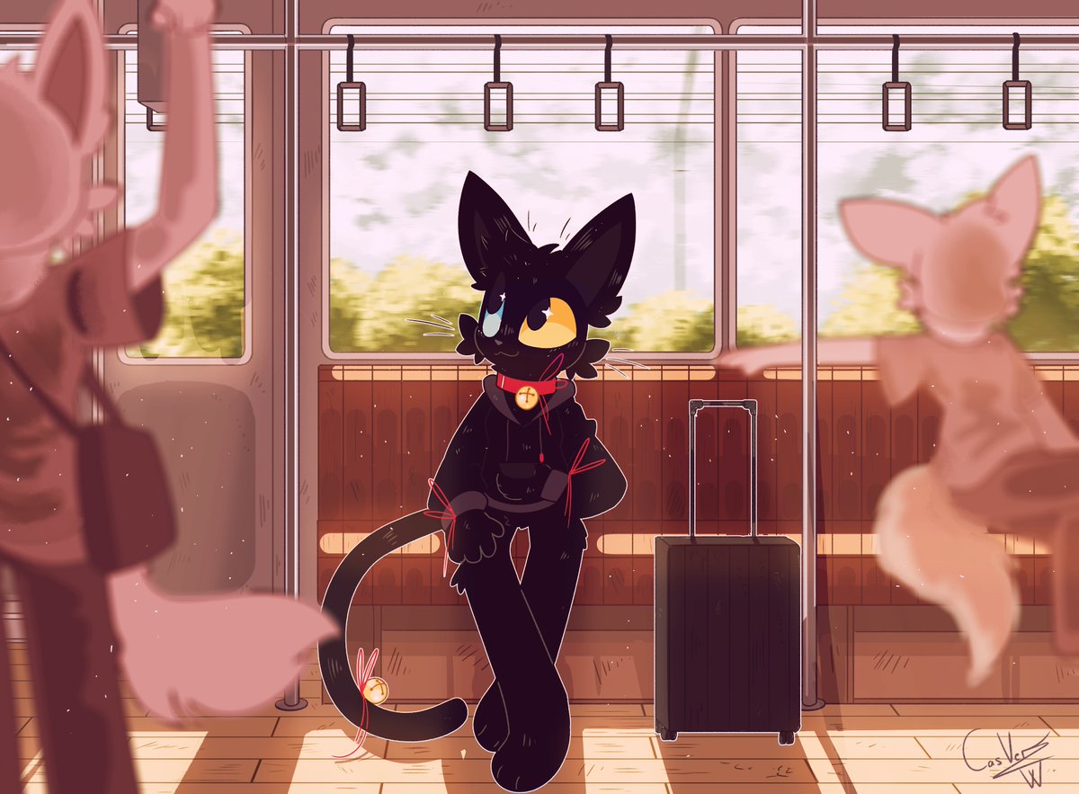 Casver_W's tweet image. Tram ride