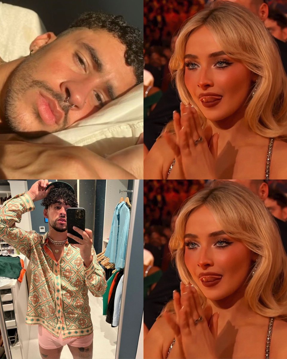 Bad Bunny                My reaction