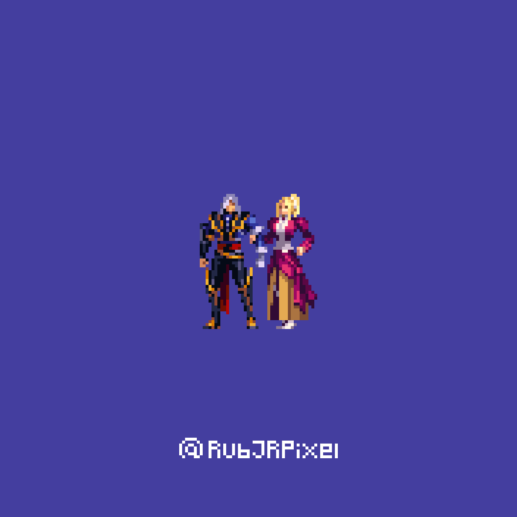 Castlevania Curse of Darkness

Hector, a former Devil Forgemaster, betrayed Dracula three years ago, allowing his downfall at the hands of Trevor Belmont. 

Julia Laforeze is the younger sister of Isaac, Hector’s adversary.
#悪魔城ドラキュラ #Castlevania #CurseOfDarkness