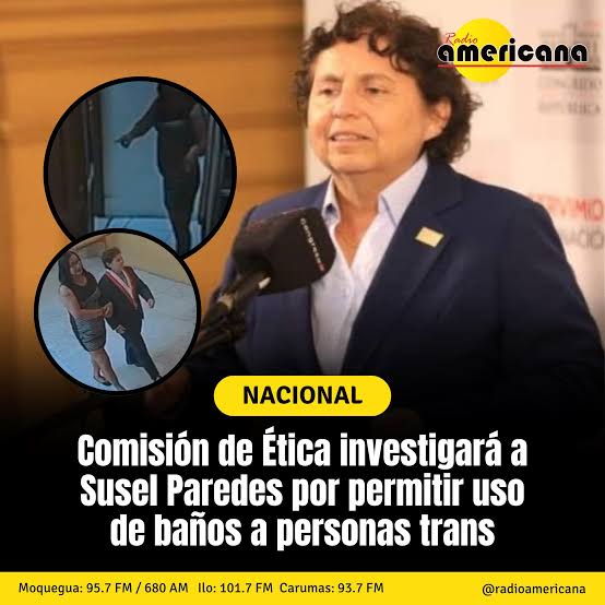 Johana San Miguel: "para mi solo hay hombre y mujer;no existen chicas trans". La izquierda salió a atacarla por decir una verdad irrefutable.
👉Si los zurdos se hacen los dignos, ¿Dónde estaban cuando Susel Paredes permitió que hombres con peluca entraran a los baños femeninos?