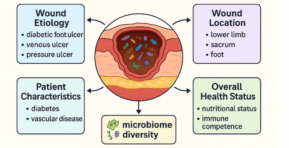 DGArmstrong's tweet image. The Wound Microbiome: From Passive Passenger to Therapeutic Target #ActAgainstAmputation #Microbiome #Diagnostics - diabeticfootonline.com/2026/02/04/the…