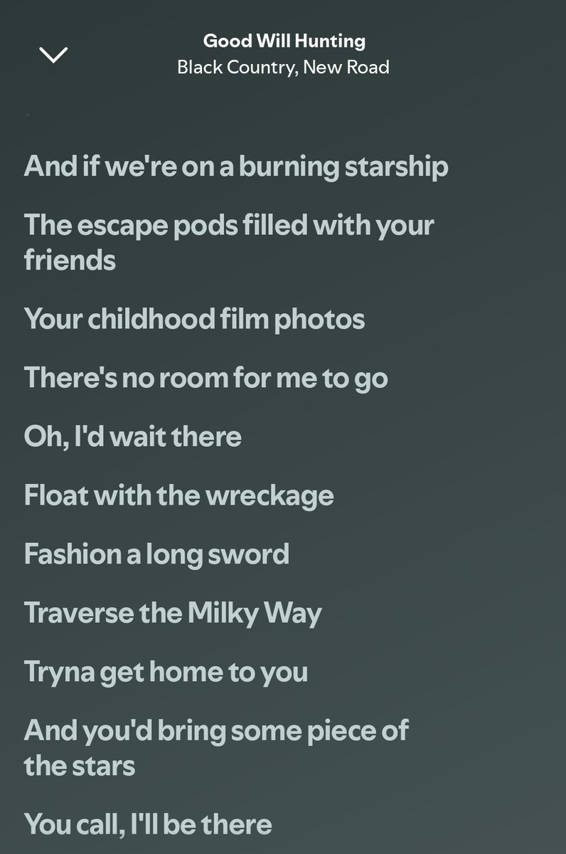 Totalmente absurdo
Para mí la mejor letra de afut