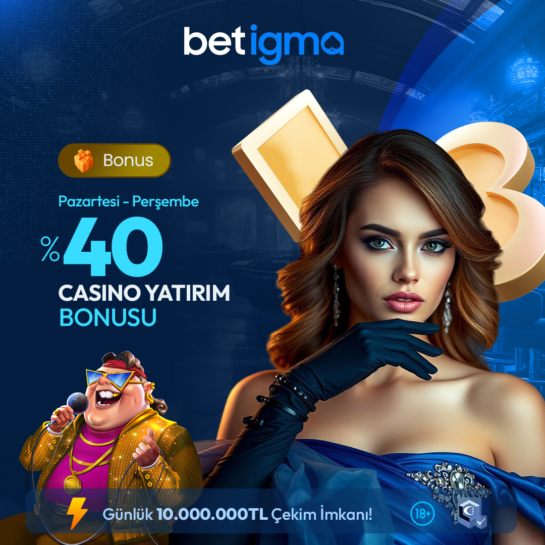 Şansını artırmak için Betigma'ya katıl!
💥Pazartesi-Perşembe arası %40 casino yatırım bonusu seni bekliyor!
Hemen katıl, oyun keyfini iki katına çıkar!

#Betigma #CasinoBonus #ŞansSeninle