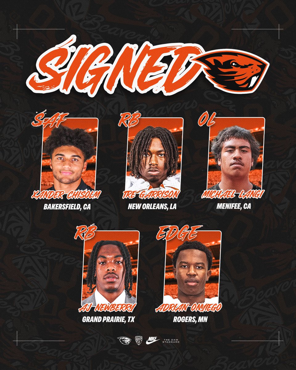 Oregon State Football tweet media