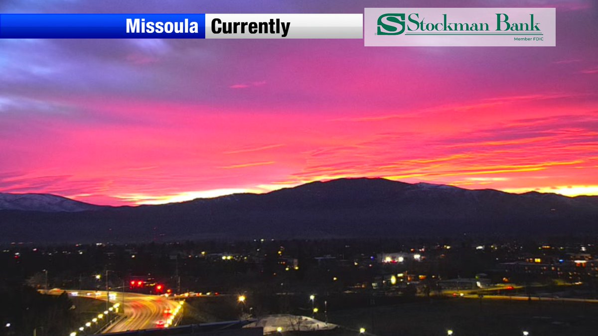 AlainaMargoTV's tweet image. Color me amazed! #MontanaSunset #February
#NonStopLocal #mtwx
