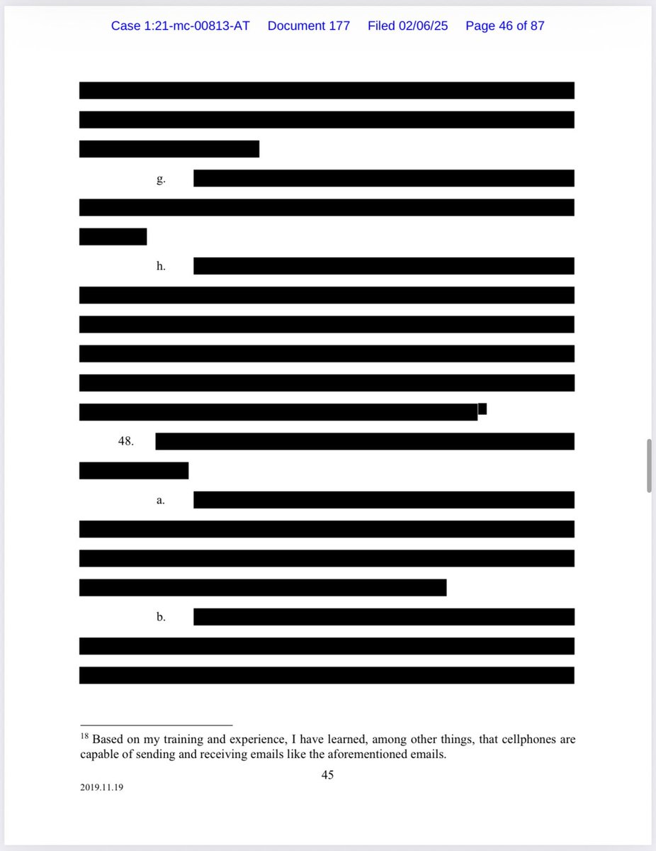 This is your weekly reminder that every single word of the probable cause for the FBI raid of my home, remains redacted.

If they can’t give you a single word of why they raided a newsroom, what makes you think they’re going to bring accountability to anything Epstein related?