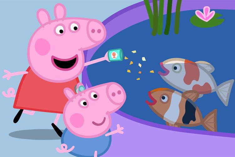 DiscussingFilm's tweet image. Peppa Pig’s younger brother George has been diagnosed as moderately deaf.