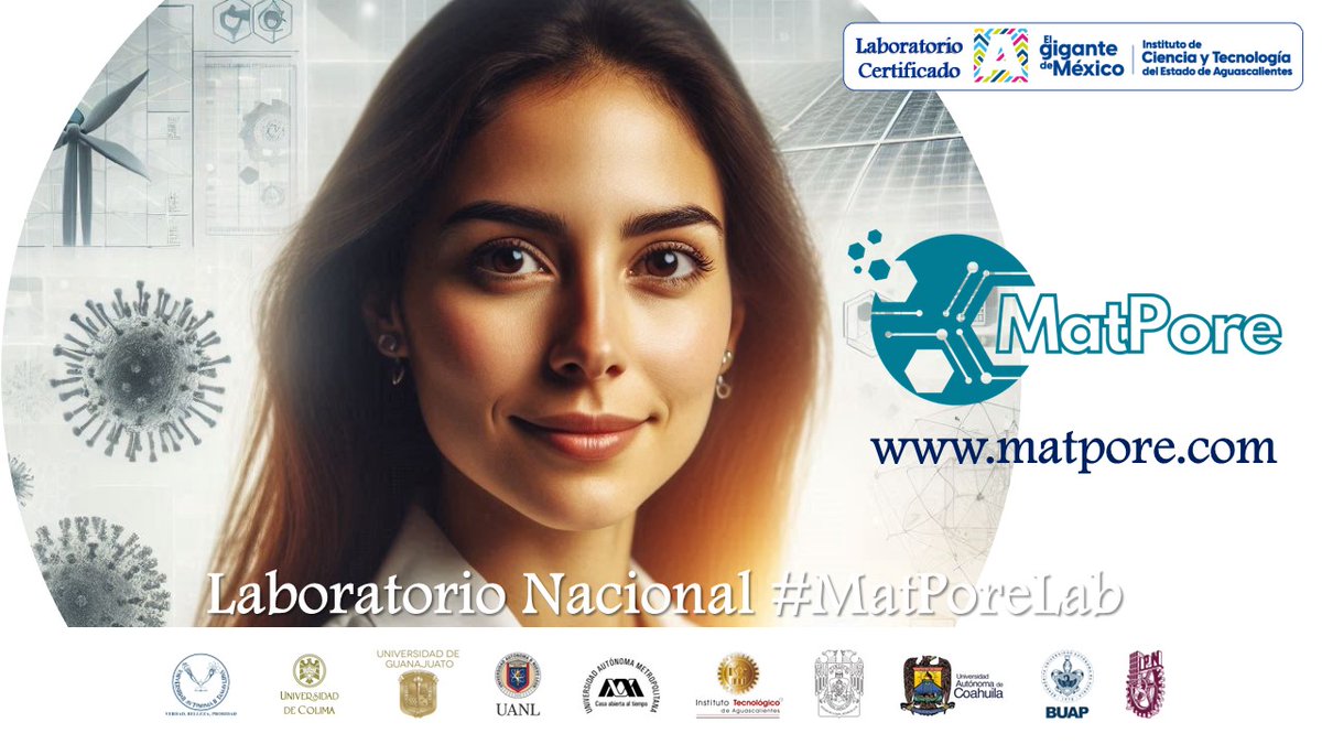 Laboratorio Nacional de Materiales Porosos tweet media