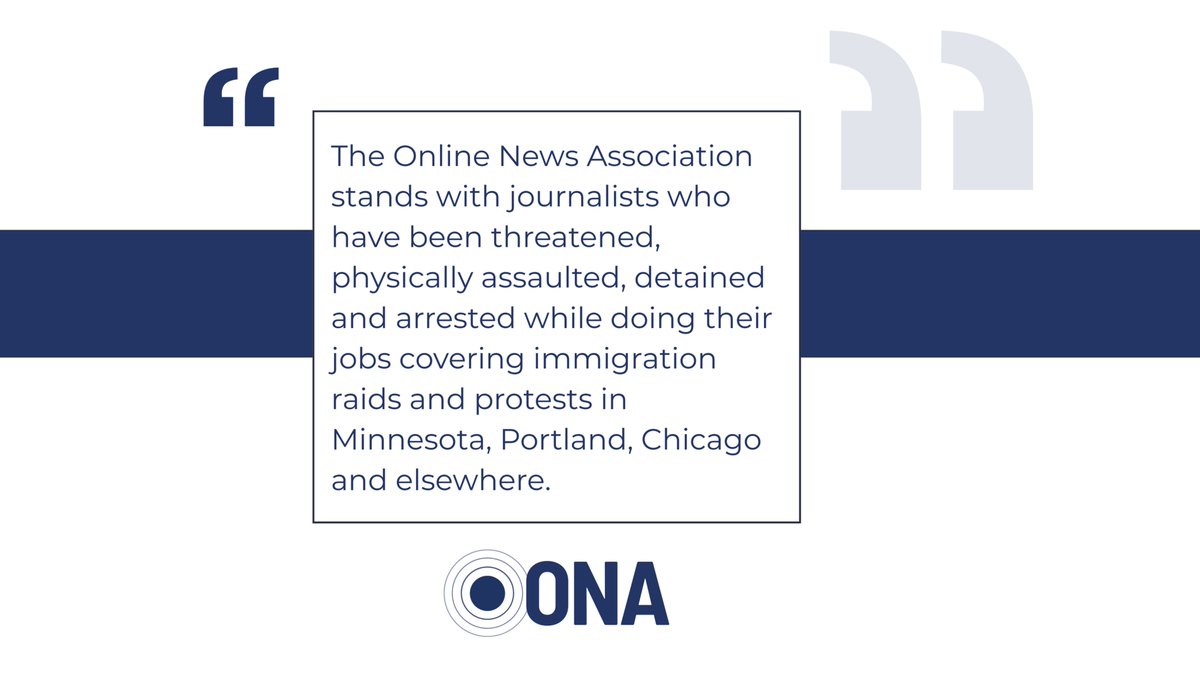 Online News Association tweet media
