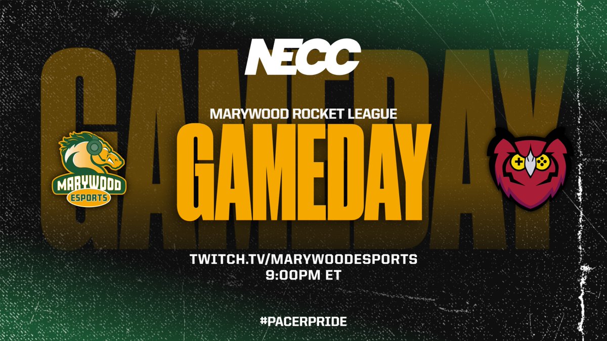 MarywoodEsports's tweet photo. πππππππ!
Our first streamed match of the season. Marywood Rocket League takes on @TempleEsports_ White in the @neccgames RL Division 6! β½π
Can we start the spring season off with a win? π€
#PacerPride | #FierceFocusedFirst https://t.co/KN5xRTk94P