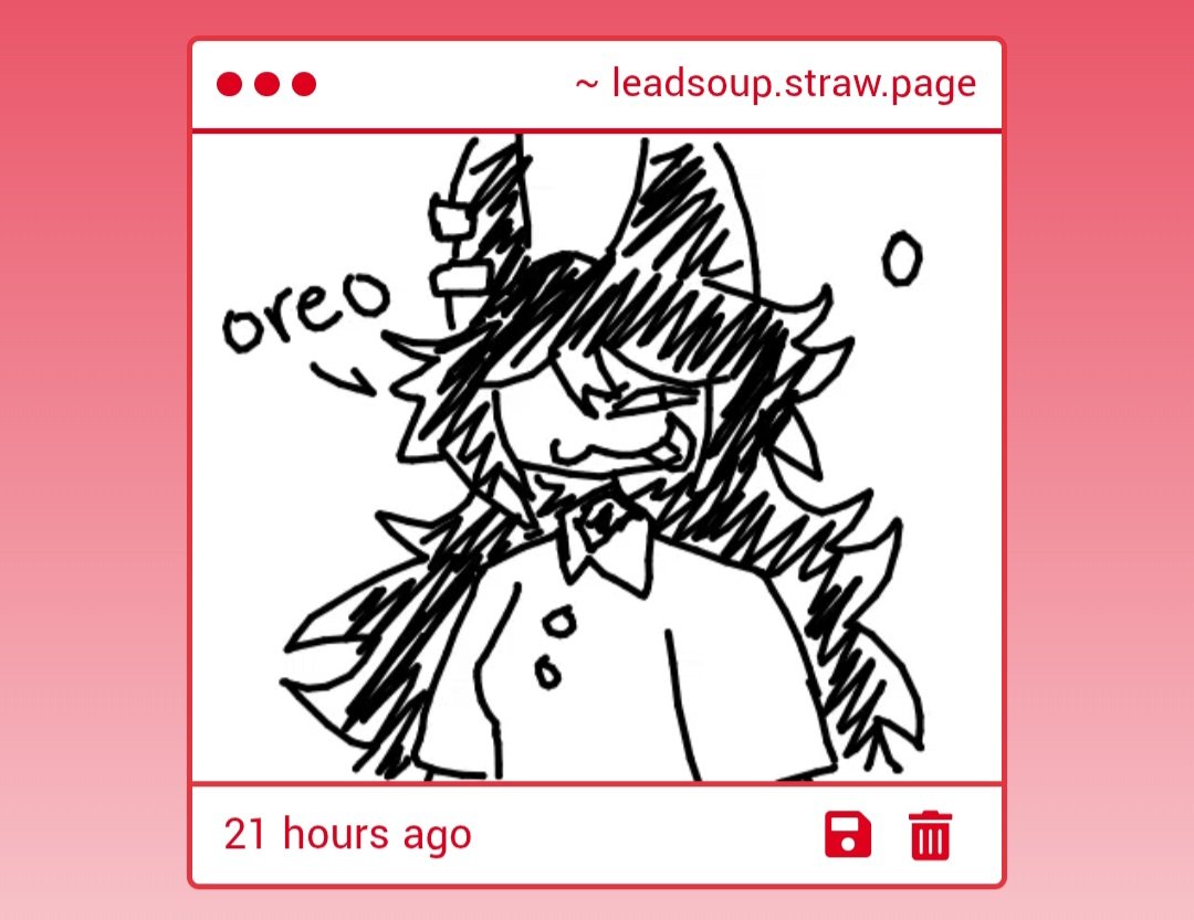 Almost forgot I have a strawpage lol anyway look at this Circle drawing isn't it cool