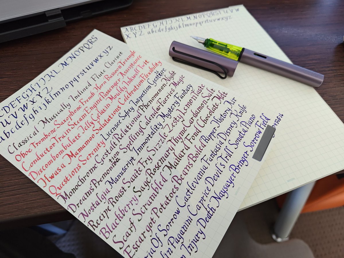 Finished up a page, and going for yet another one!