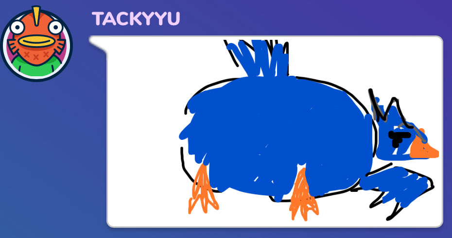 tackyyu's tweet photo. anyways chat heres my awesome gartic phone drawing https://t.co/QLGAu3sLk3