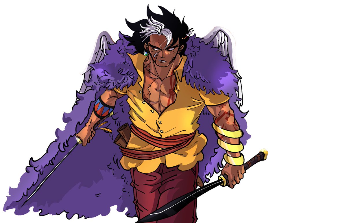 getting back into the groove with a One Piece OC doodle YIPPEEE